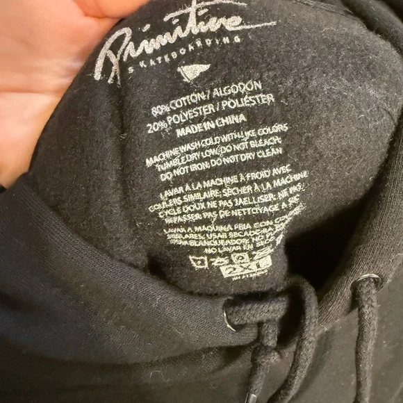 Primitive Classic Black Hoodie XXL - Picture 3 of 4